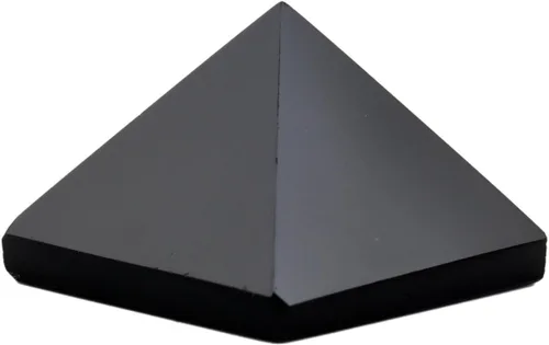 Vista 10 de SUNYIK Pirámide de piedra natural, generador de energía de punto de cristal curativo Reiki, decoración metafísica de cuarzo amatista, 1-1 1/8