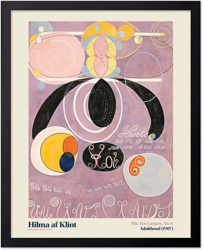 Vista 56 de Poster Master Póster de ilustración vintage, impresión retro moderna, los diez más grandes n.º 1, infancia, flor, abstracto, regalo para artista