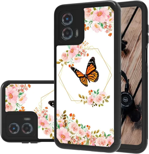 Vista 19 de Funda de doble capa para Motorola Moto G 5G 2023, resistente, a prueba de golpes, resistente, de cuerpo completo, funda protectora resistente