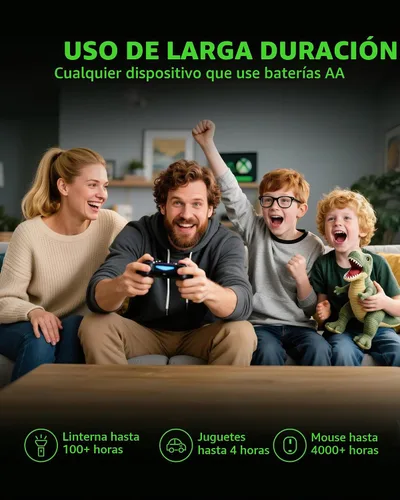 Vista 8 de EBL Baterías recargables AA de 2800 mAh Ready2Charge de calidad AA - 16