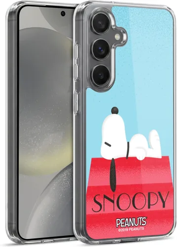 Vista 64 de Head Case Designs Snoopy Deco Dreams - Funda de gel con licencia oficial de Peanuts Blue Pattern [protección de grado militar] compatible con Google