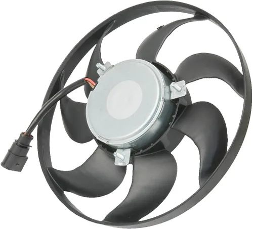 Vista 2 de URO Parts 1KM959455E Conjunto de Ventilador de Refrigeración Auxiliar, Derecha; 200W; 11.614 in
