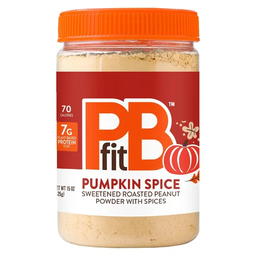 Vista 10 de PBfit Paquetes de Polvo de Mantequilla de Maní Clásico, Crema de Maní en Polvo de Maní Real Asado y Prensado, 8g de proteína 8% DV por paquete, 0.56