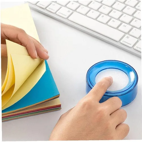 Vista 7 de 2 uds dedo húmedo esponja taza humedecedor de la punta de los dedos humedecedor para dinero cajero banco contando papeles dólar azul