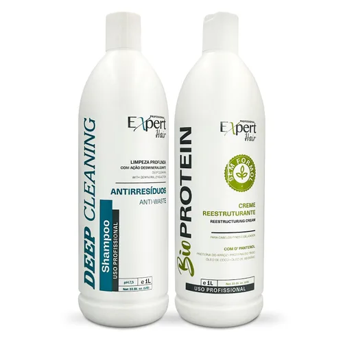 Vista 14 de Bio Protein - Tratamiento orgánico de queratina brasileña - Alisado de cabello sin formaldehído, Keratina Brasileña, 100ml/3.38 fl oz