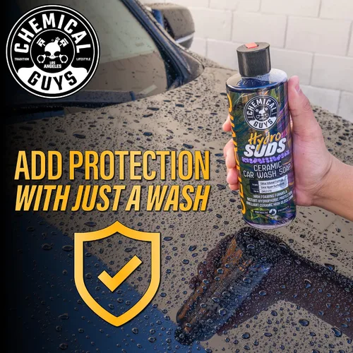 Vista 4 de Chemical Guys HydroSuds - Jabón de cerámica para lavado de autos y limpiador y revestimiento de vidrio de cerámica HydroView