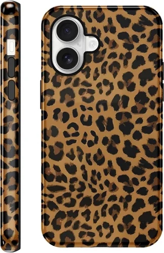 Vista 14 de Funda de teléfono con estampado de guepardo para iPhone 7/8/SE 2020/2022 de 4.7 pulgadas, funda de lujo con diseño de leopardo marrón coqueta a