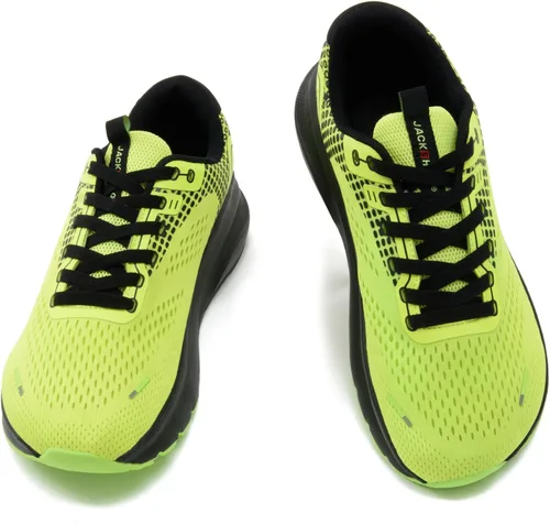 Vista 8 de JACKSHIBO Zapatos de punta ancha para hombres y mujeres, tenis anchos para correr en carretera, ligeros, transpirables, neutros, acolchados