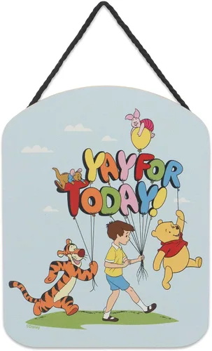 Vista 12 de Open Road Brands Disney Winnie the Pooh Adventure Banner Colgante de Lona - Decoración de Pared Divertida de Pooh y Amigos para el Hogar