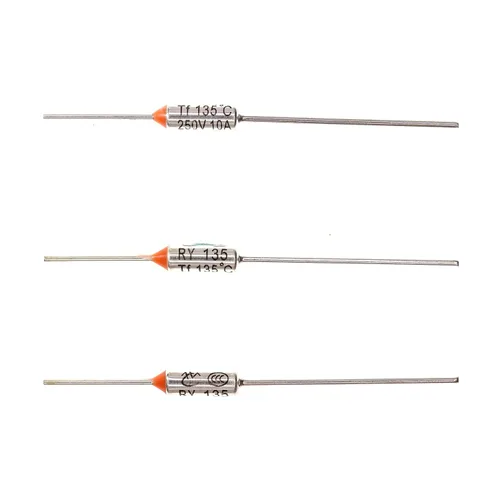 Vista 25 de Fusible térmico de temperatura metálica RY65 149.0 °F 149 ℉ 10A 250V 10 piezas