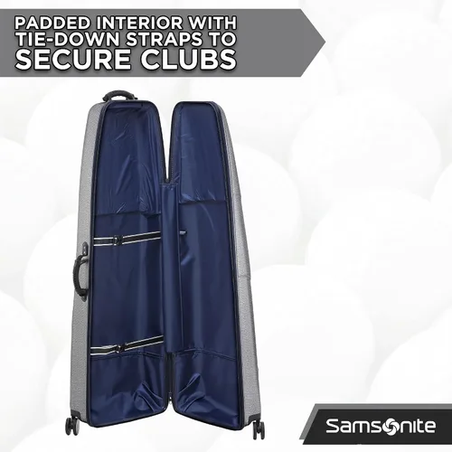 Vista 5 de Samsonite Tour Deluxe - Funda rígida para golf, bolsa de viaje de golf, carcasa ABS ligera y duradera, ruedas multidireccionales de 360 grados