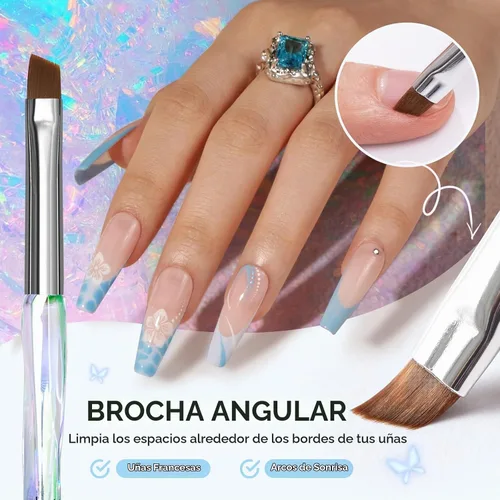 Vista 4 de MelodySusie 4pcs Nail Art Clean Up Brush
