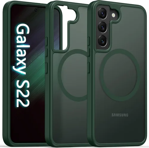 Vista 59 de Oterkin Funda magnética para Samsung Galaxy A17 mate, funda de teléfono A17 compatible con MagSafe esmerilada, translúcida, a prueba de golpes Negro