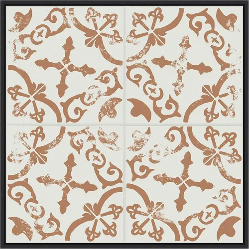 Vista 7 de Amanti Art Lienzo enmarcado para pared, azulejos de cerámica II de 16 x 16 pulgadas, por Melissa Wang, lienzo enmarcado para pared, obras de arte