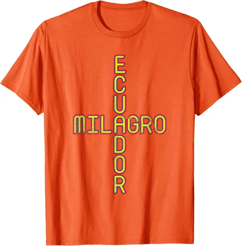 Vista 22 de Milagro Ecuador Travel, Orgullo, Bandera de Ecuador, Camiseta Milagro, Negro