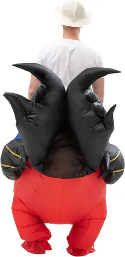 Vista 6 de SVNVIOZ Disfraces inflables para adultos, traje inflable de Halloween, vestido divertido para hombres y mujeres, traje de fiesta de Halloween