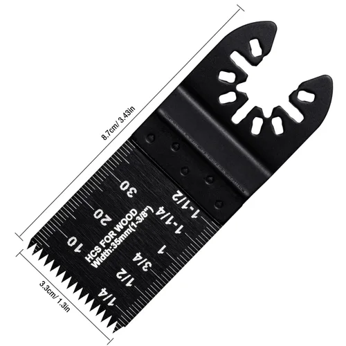 Vista 2 de Ettonsun 20 hojas de sierra oscilantes japonesas de madera multiherramienta, cuchillas universales multiusos para corte rápido, compatibles con Fein