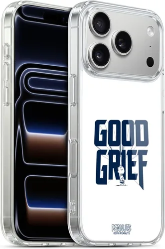 Vista 161 de Head Case Designs Funda de gel con licencia oficial de Peanuts Charlie Brown Good Grief Rock Tees [protección de grado militar] compatible con Apple