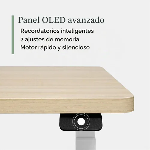 Vista 7 de Branch Duo - Escritorio de Pie de 36 Pulgadas - Escritorio de Pie Ajustable con Rango de 20" - Panel de Control OLED - Diseño Sin Marco