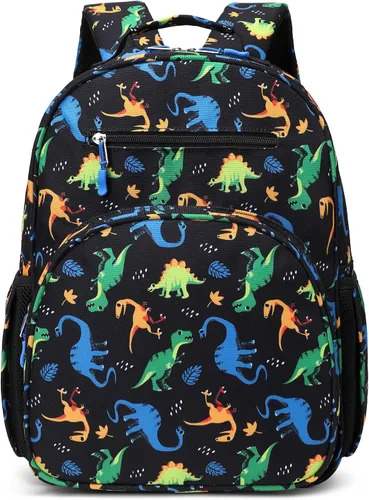 Vista 7 de abshoo Lindas mochilas ligeras para niños de 4 a 8 años de edad (coches negro)
