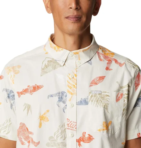 Vista 4 de Columbia Men's Rapid Rivers Printed Short Sleeve Shirt