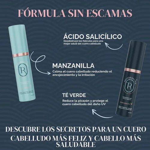 Vista 5 de Champú seco medicado para la caspa, la dermatitis seborreica y el tratamiento de la psoriasis