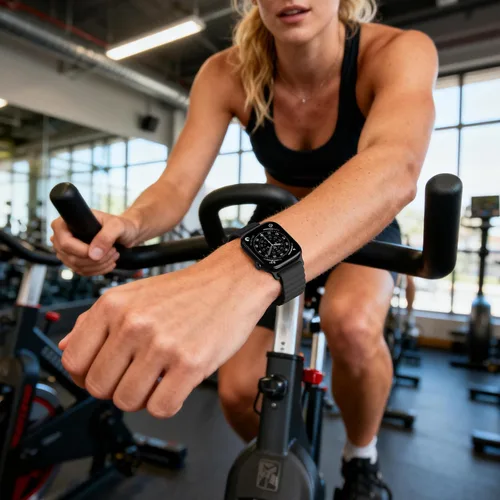 Vista 9 de BXUXOHS - Bandas deportivas magnéticas para Apple Watch de 40mm, 38mm, 41mm, 42mm, 44mm, 45mm, 46mm, iWatch para mujeres y hombres, correa