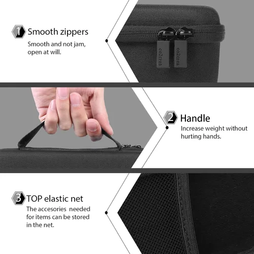 Vista 4 de co2CREA Funda rígida compatible con Pure Enrichment PureZone Mini purificador de aire portátil (solo funda)