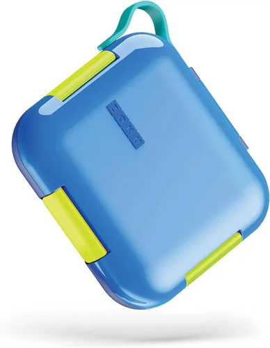 Vista 3 de ZOKU Blue Neat Bento and Shark - Juego de utensilios de bolsillo para niños