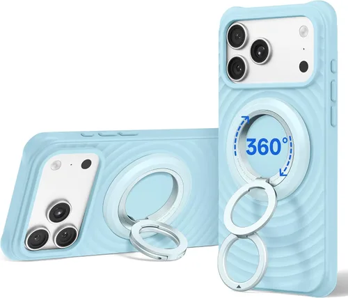 Vista 28 de SYNCWIRE Soporte magnético para anillo de teléfono, para soporte MagSafe para teléfono 360° Rotation, Double-Sided Magnet, Cell Phone Grip Finger