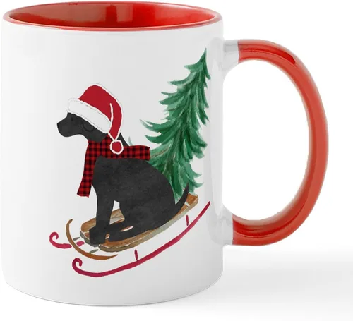 Vista 34 de CafePress Black Lab Mug Taza de café de cerámica de 11 oz (11.0 fl oz)