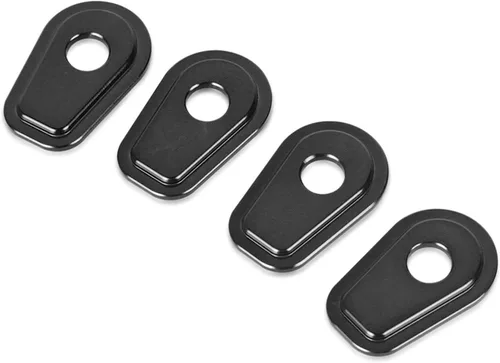 Vista 6 de LeosHi Adaptador de señales de giro de repuesto para motocicleta, espaciadores compatibles con Z400 Z650 Z900 Z900RS Z1000 Ninja400 Versys-X300 Negro