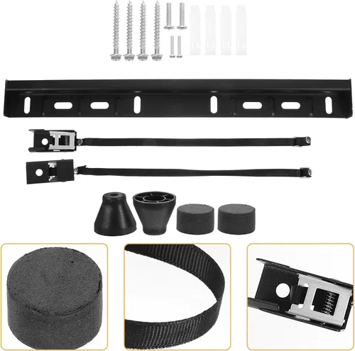 Vista 7 de Studless TV Wall Mount Bracket for 32-65 Inch Curved LCD Tvs, Black