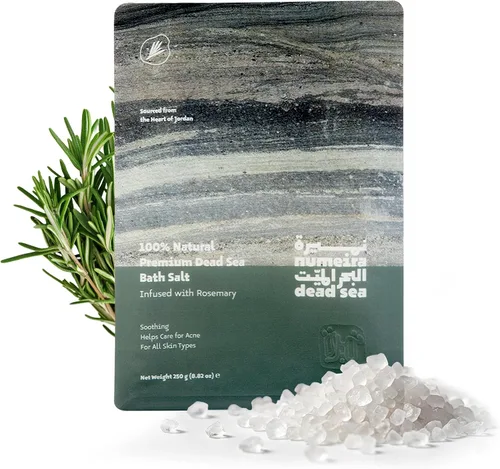 Vista 11 de Sales del Mar Muerto para remojar, relajante baño de sal para rejuvenecimiento corporal, sales minerales naturales, sales de baño gruesas del mar