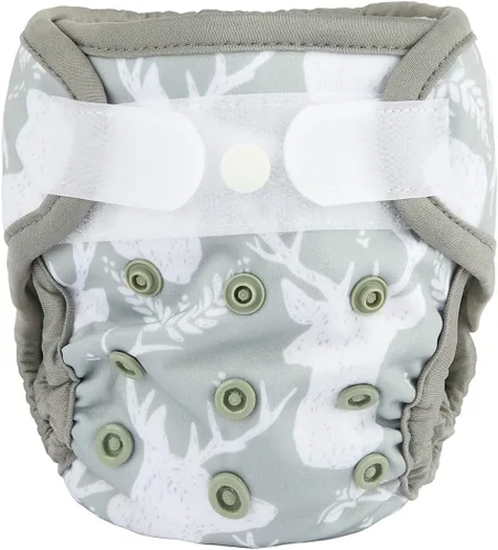 Vista 24 de Funda para pañales para recién nacidos con broche y pestaña de lavado, material PUL, 1 unidad