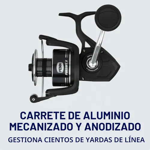 Vista 8 de Carrete giratorio y caña de pescar PENN Pursuit III & Pursuit IV
