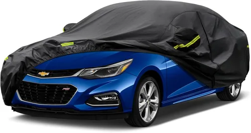 Vista 8 de Kaugung Funda para Coche de Ajuste Personalizado BMW Serie 3 E30 (1982-1994), 7 Capas Resistente al Viento Todo Clima Impermeable Cubierta Exterior