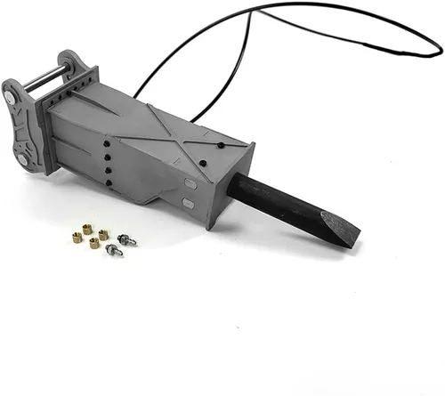 Vista 6 de Martillo de metal Lesu para 1:14 Excavadora hidráulica Rc Et35 B0006 Piezas de modelo de pala