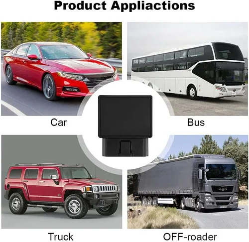 Vista 7 de Rastreador GPS para vehículos, enchufe 4G OBD2, ubicación en tiempo real