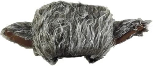 Vista 2 de Novedad Peludo Lobo Oreja Sombrero Gris, Marrón, Gris, café