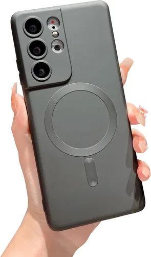 Vista 24 de phylla Funda para teléfono Samsung S21 FE [compatible con MagSafe] Funda magnética de lujo de color sólido protección completa de la cámara cubierta