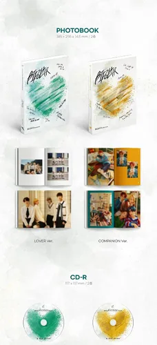 Vista 2 de EPEX Bipolar Pt.2 Prelude of Love 2nd EP Album Lover Ver 1p Poster On Pack+132p PhotoBook+2p Selfie+Story Paper+StudentCard+1p Message+Post+1p