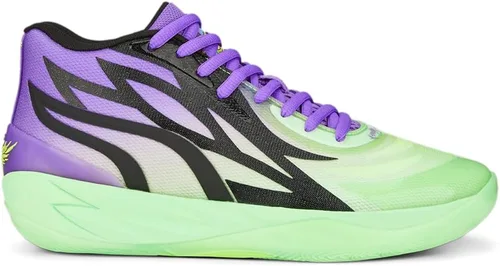 Vista 3 de PUMA Hombres R&M X Mb.02 Baloncesto Zapatillas - Verde