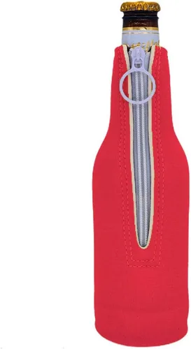 Vista 11 de Botella de cerveza de neopreno en blanco Coolie (1, negro)