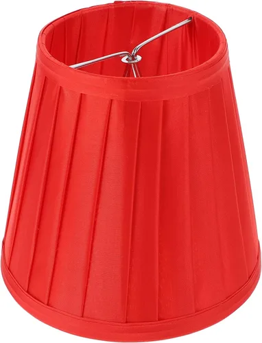 Vista 10 de Beaupretty Pantalla de lámpara pequeña para lámparas de mesa y luz de pie con clip de repuesto para pantalla de tela, cubierta de luz, color beige