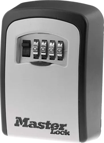 Vista 4 de Master Lock Set Your Own 5401EC - Caja de seguridad para montaje en pared, capacidad para 5 llaves, color negro 5401EC (paquete de 3)