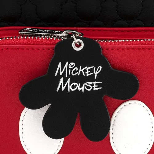 Vista 8 de Loungefly Disney Mickey Mouse Oh Boy Quilted Womens Mini Backpack Purse