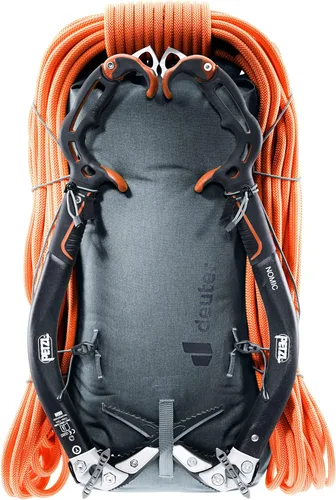 Vista 8 de Deuter Vertrail Mochila Alpine 16L I Impermeable, Ligero Senderismo y Montañismo Pack - Grafito-Estaño