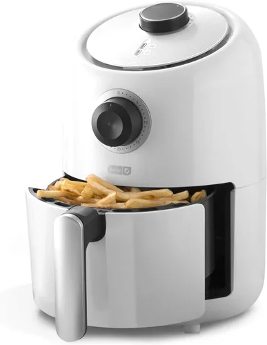 Vista 11 de DASH Horno freidora de aire compacto con control de temperatura, cesta de freír antiadherente, guía de recetas + función de apagado automático, 2