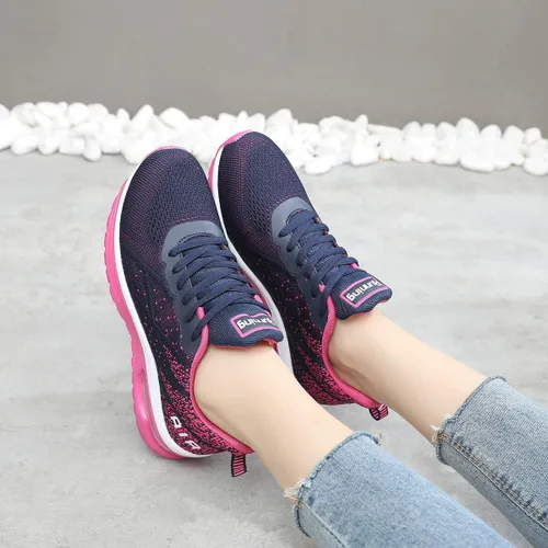 Vista 5 de GANNOU Air Athletic - Tenis para mujer de moda, para el gimnasio, deportes, correr, trotar, tenis y acondicionamiento físico, tallas 5.5 a 11 de EE.